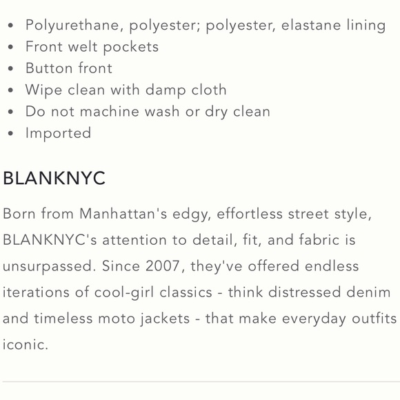 BLANKNYC on the move trench coat S NWT - Picture 12 of 12